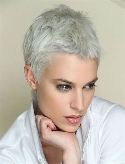 short white hair|short hairstyles for white women.